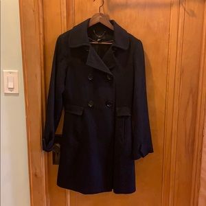Lightweight coat: Navy Wool/viscose blend US 10